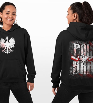 Damska bluza z kapturem POLSKA